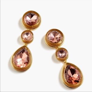 NEW J. Crew Triple Stone Drop Earrings!